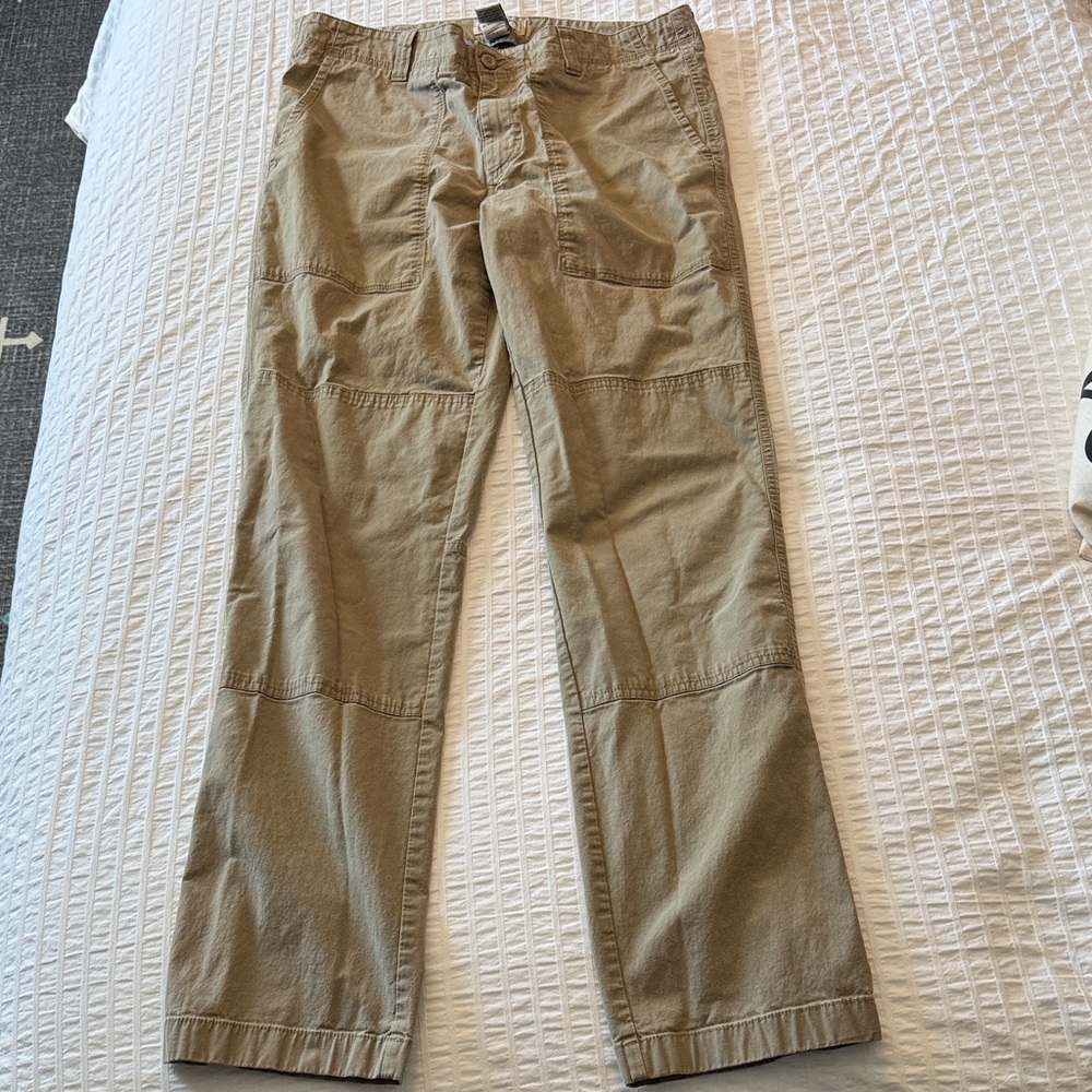 Men's Casual Straight-Leg Pants in Tan